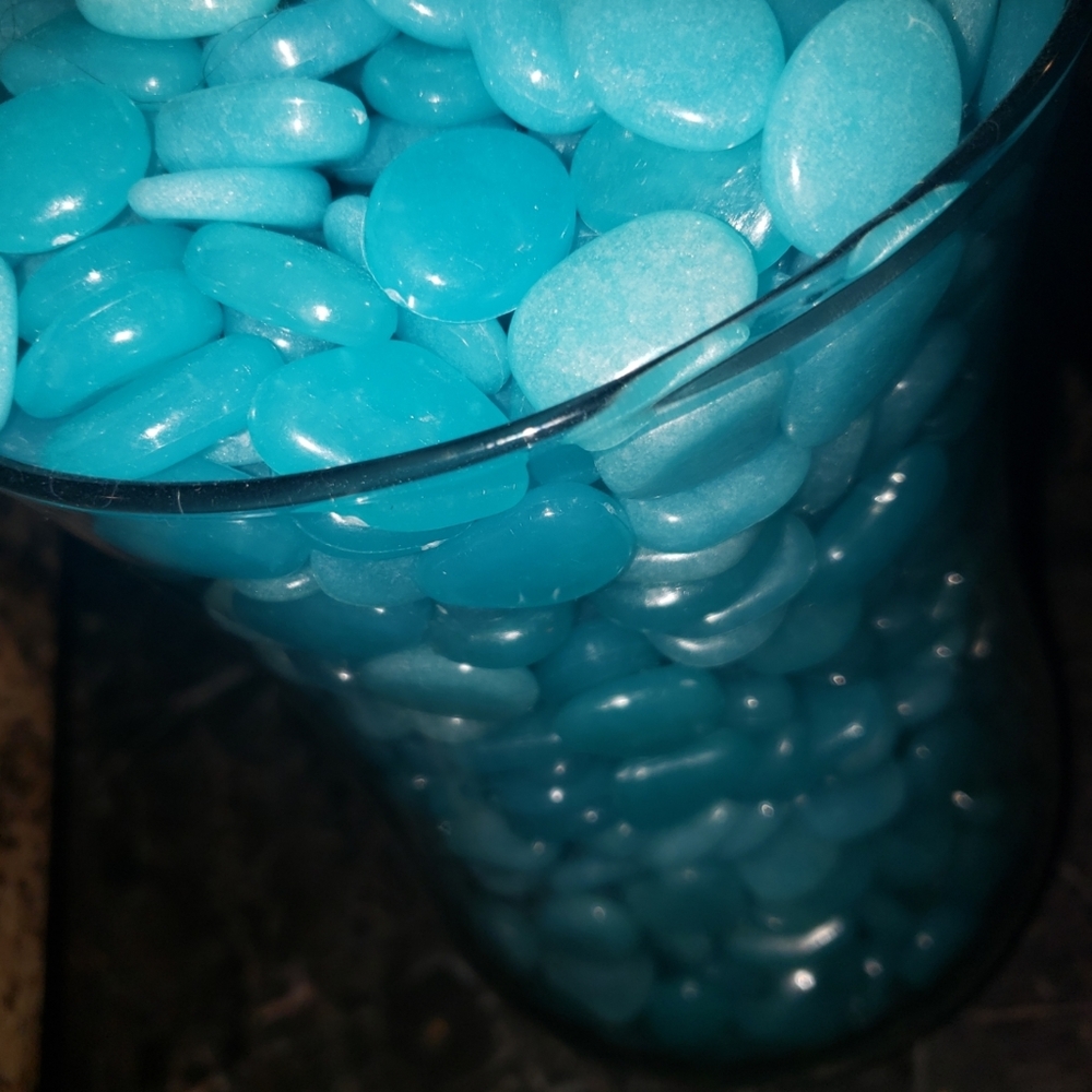 Bag of Bioluminescent Blue Stones